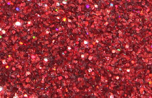Laser Red glitters